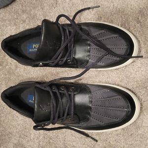 Men's polo size 8 100% leather shoes